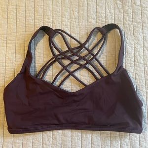 Free to be bra - purple, lululemon